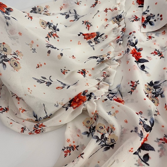 Anthropologie Maeve Dellaroe Floral Button-down size S - Picture 7 of 12